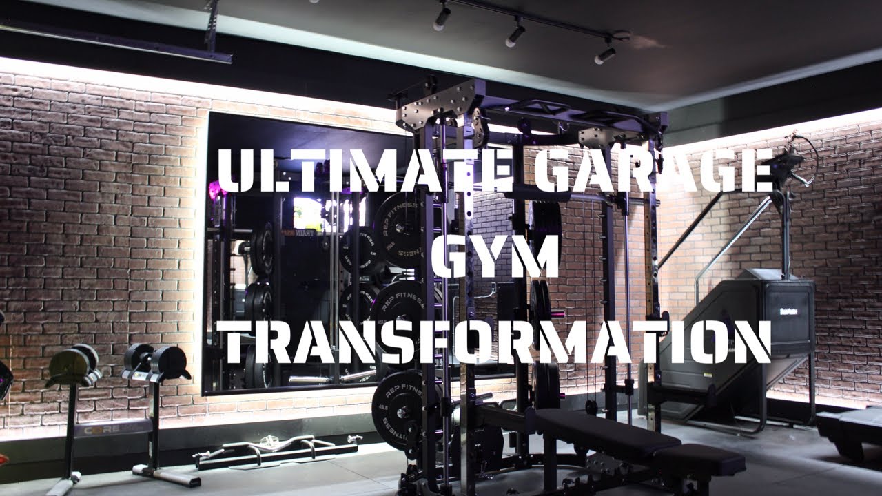 ULTIMATE DIY GARAGE GYM TRANSFORMATION