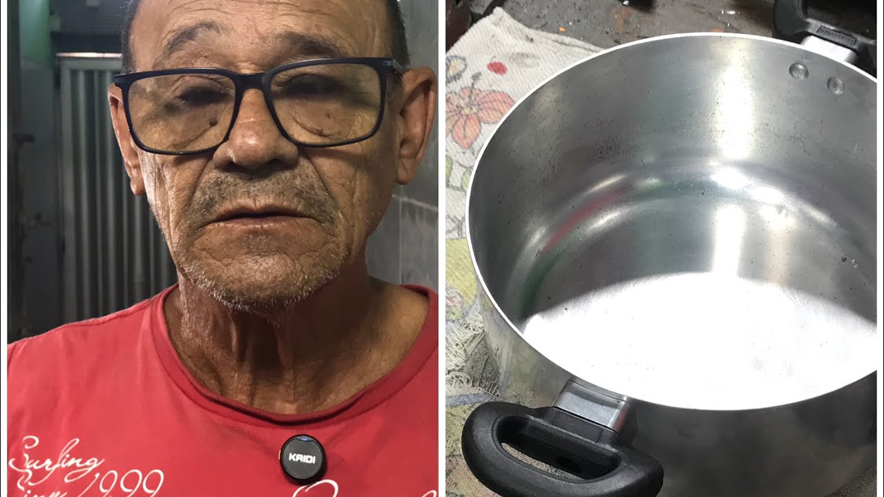 Cortando panela em máquina profissional, veja passo a passo.