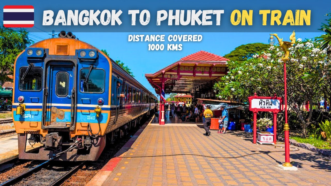Bangkok to Phuket By Train 🇹🇭 Thailand Railways | Pattaya To Phuket | Long Journey in Thailand