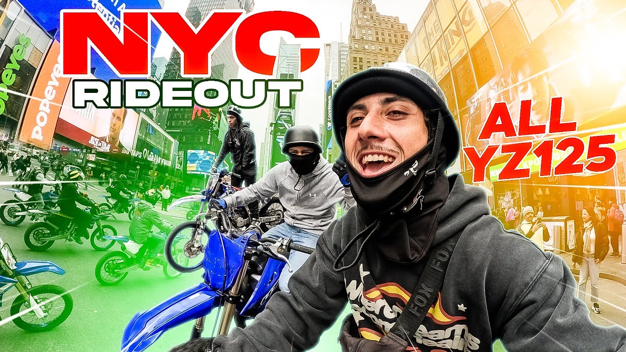 NYC RIDEOUT WITH HOMIES - ALL YZ125