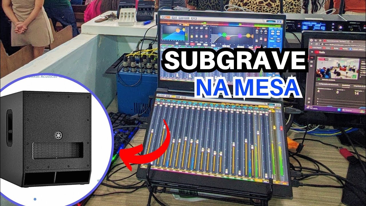 #61 como ligar  um subgrave direto na mesa! fácil 🧠