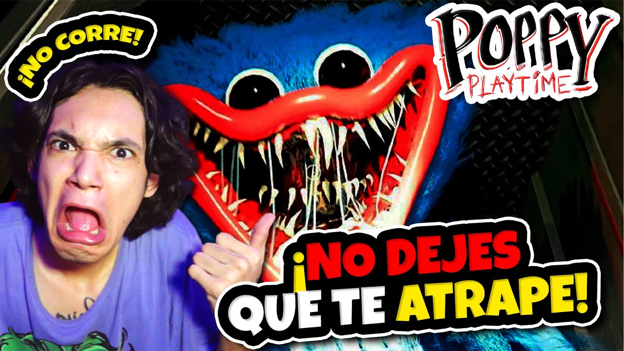 ¡CORRE PERR* CORRE! | POPPY PLAYTIME Capitulo 1 Completo