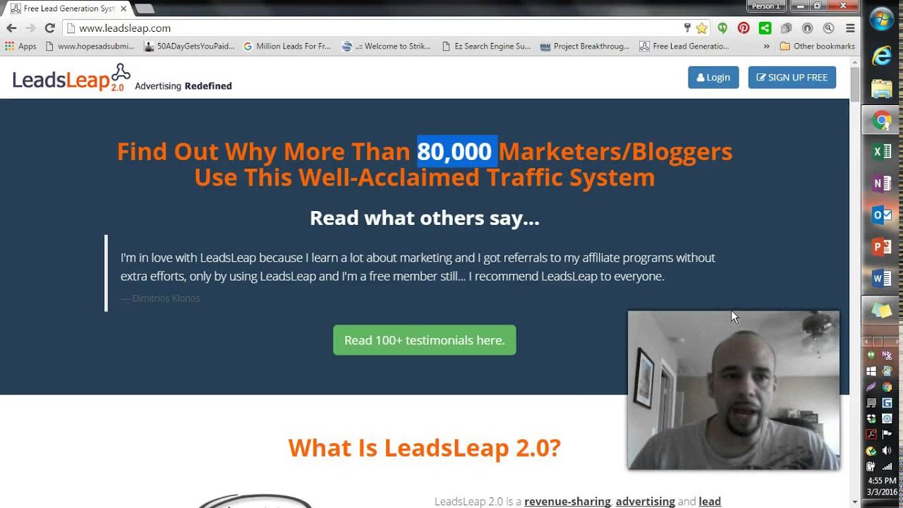How to Set up a Free Ad using LeadsLeap