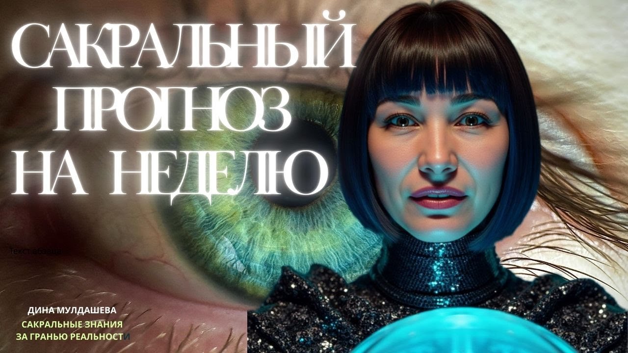 САКРАЛЬНЫЙ ПРОГНОЗ  НА НЕДЕЛЮ