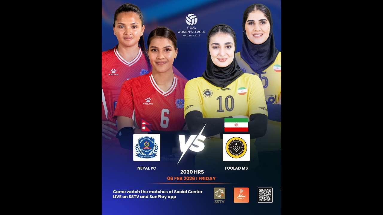 CAVA Women’s League 2025 | Day 3 | Match 6 Nepal PC (NEP) vs FOOLAD MS (IRI)