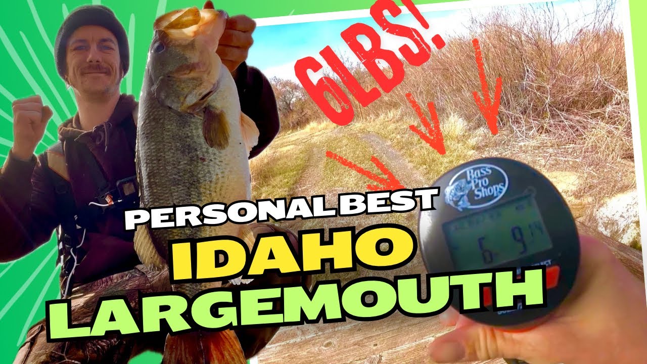 Largemouth bass fishing idaho (personal best!)