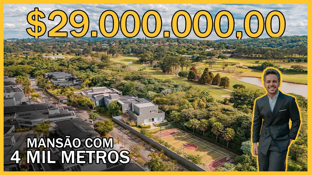 MANSÃO DE 4200M - R$29.000.000,00 - UM RESORT ALTAMENTE PRIVATIVO PARA A RESERVA