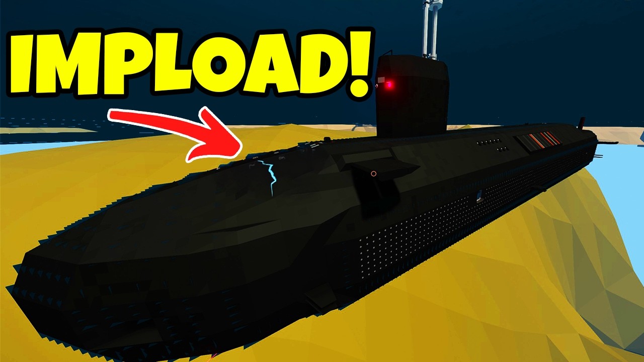 Extreme CRUSHING DEPTH MOD in SUBMARINE! | Stormworks Survival