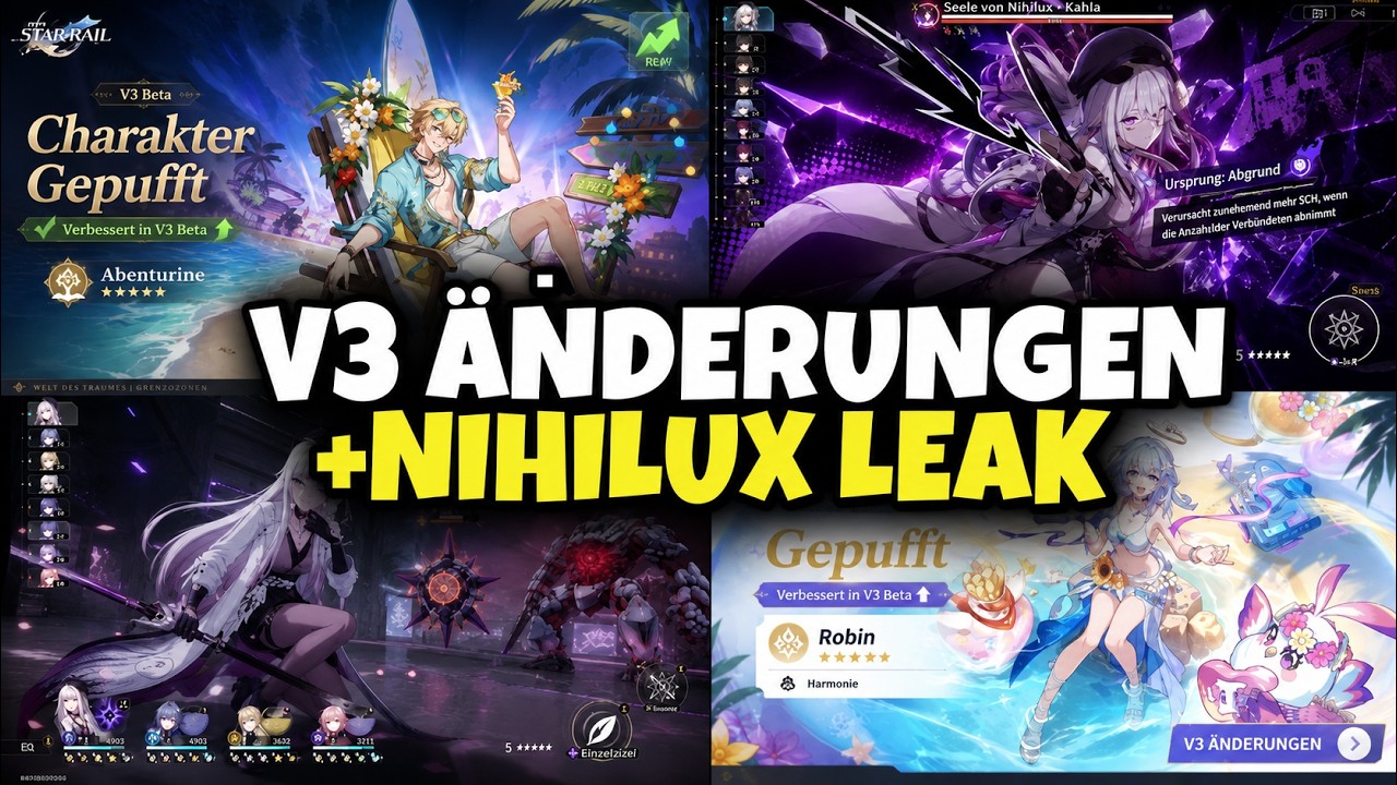 NEUE 4.5 BETA V3 &Auml;NDERUNGEN + KRASSER NIHILUX-LEAK!!! [HSR]
