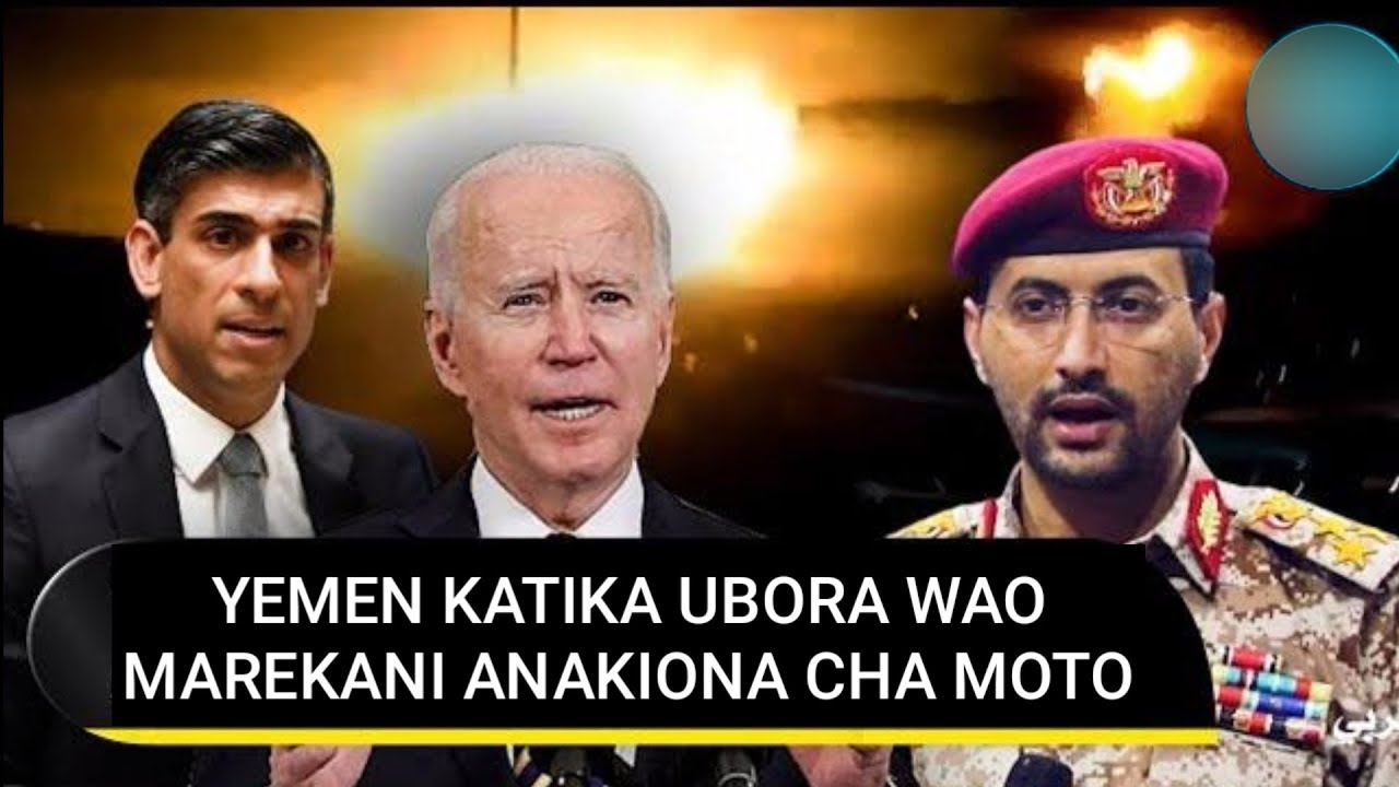 YEMEN HAWATAKI UTANI NA MANYANG'AU WANAPELEKA MOTO BAHARI NYEKUNDU