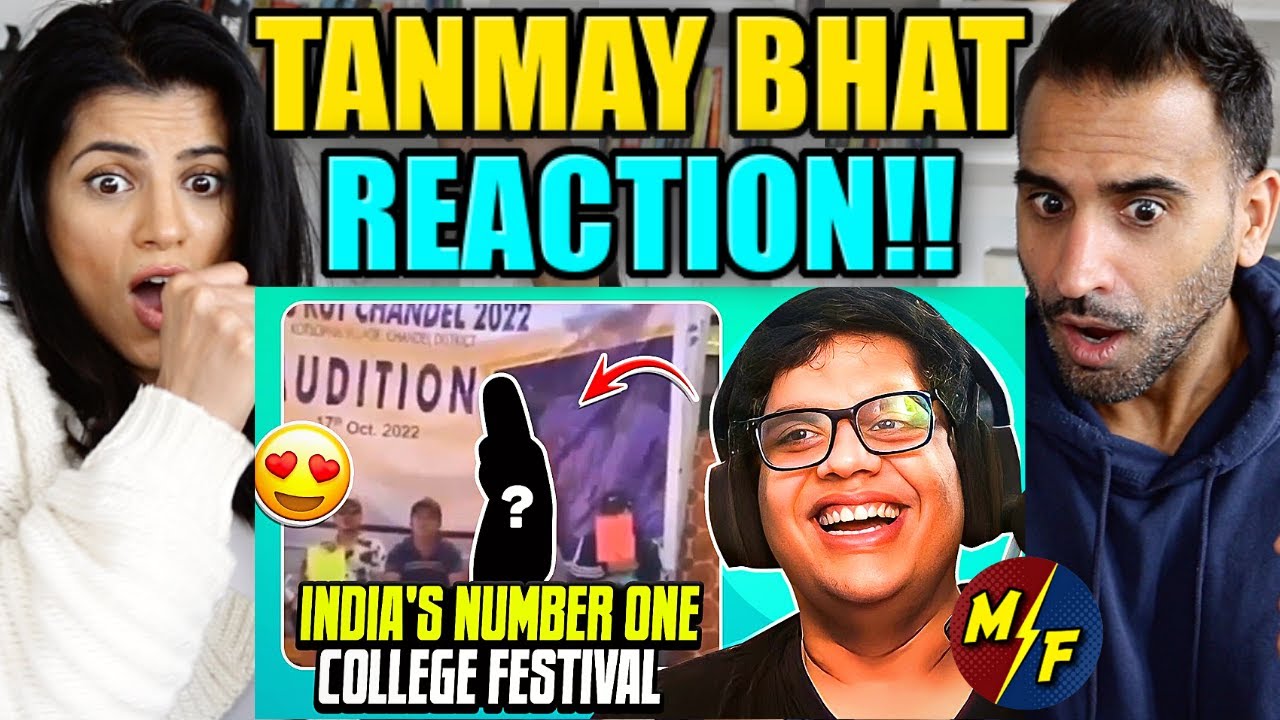 WHAT HAPPENED AT THIS COLLEGE FESTIVAL?! | TANMAY BHAT | REACTION!!