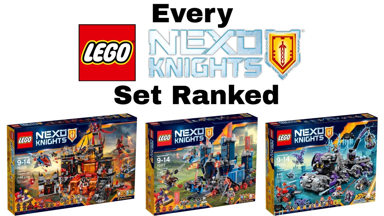 Рейтинг всех наборов LEGO Nexo Knights (2016-2018).