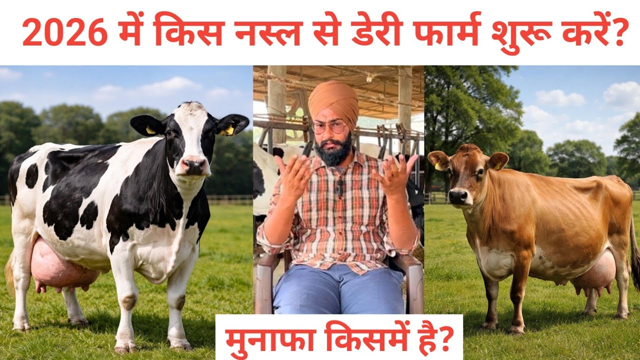 Hf और jersey में से कौन सी नसल अच्छी है।best cow breed and semen। Veer dairy farm।