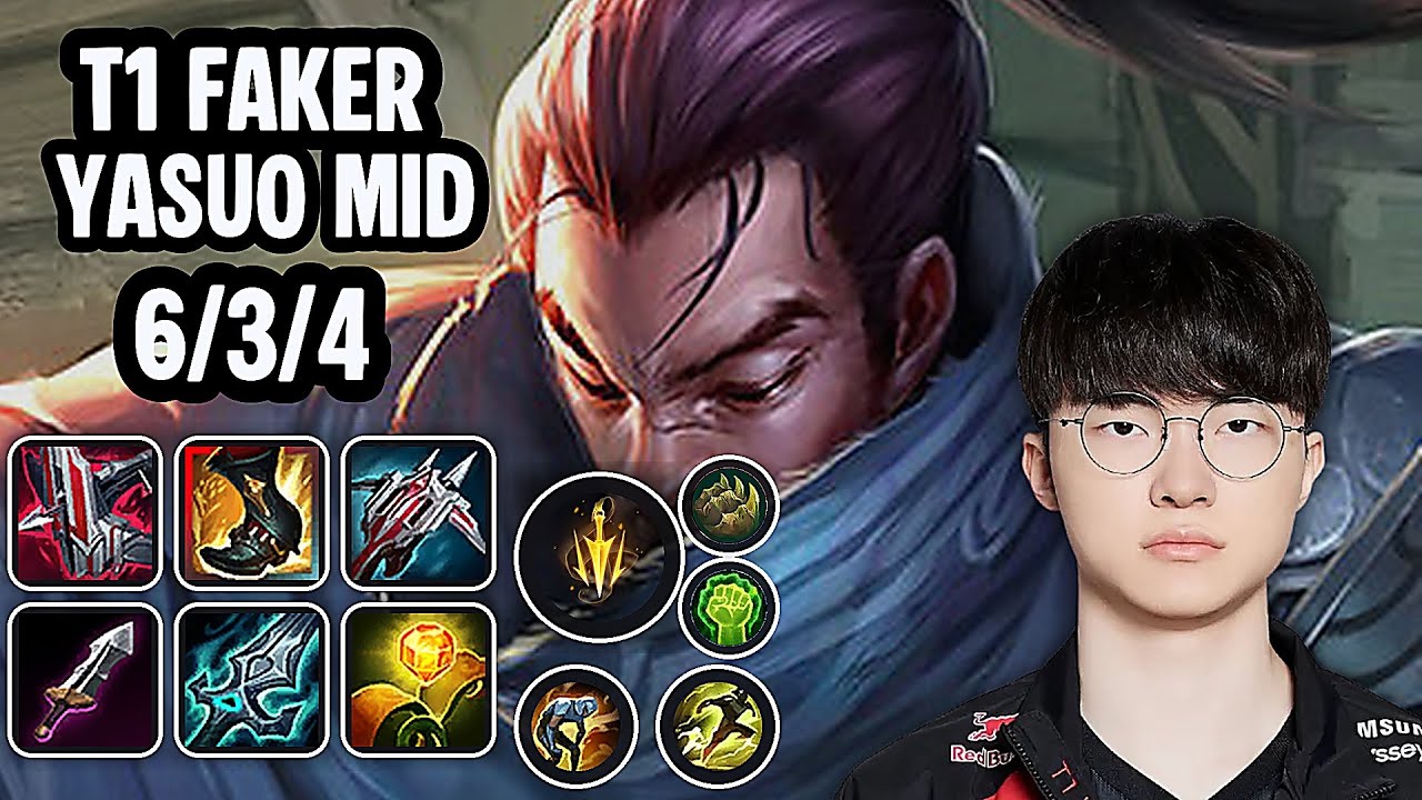 T1 Faker Yasuo Mid SoloQ Replay 20260220