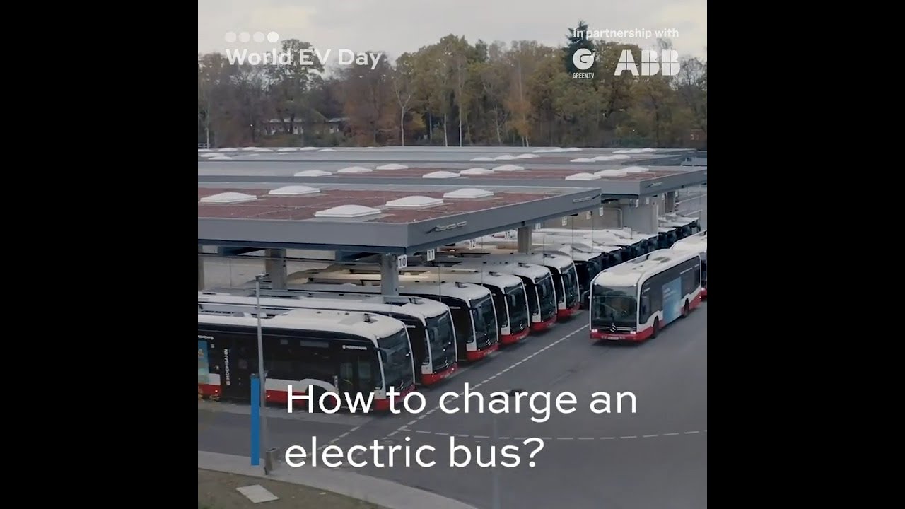 How to charge an electric bus?