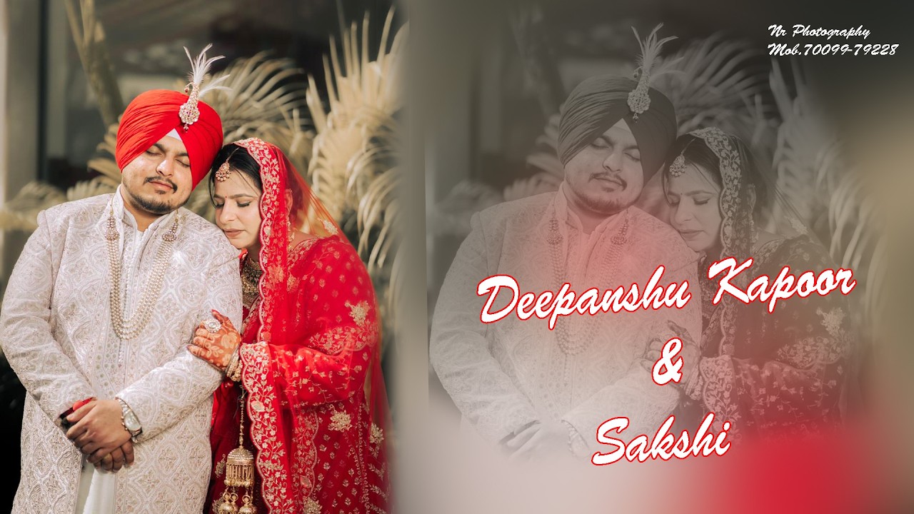 Deepanshu kapoor & Sakshi reception Party live by Nr photography Jalalabad Mob.70099-79228