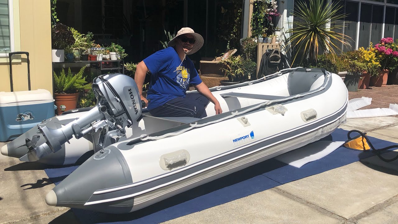 Inflatable Boat Setup - Newport Vessel Baja 11’ 9” Dinghy Transom and Honda BF5 Outboard Motor
