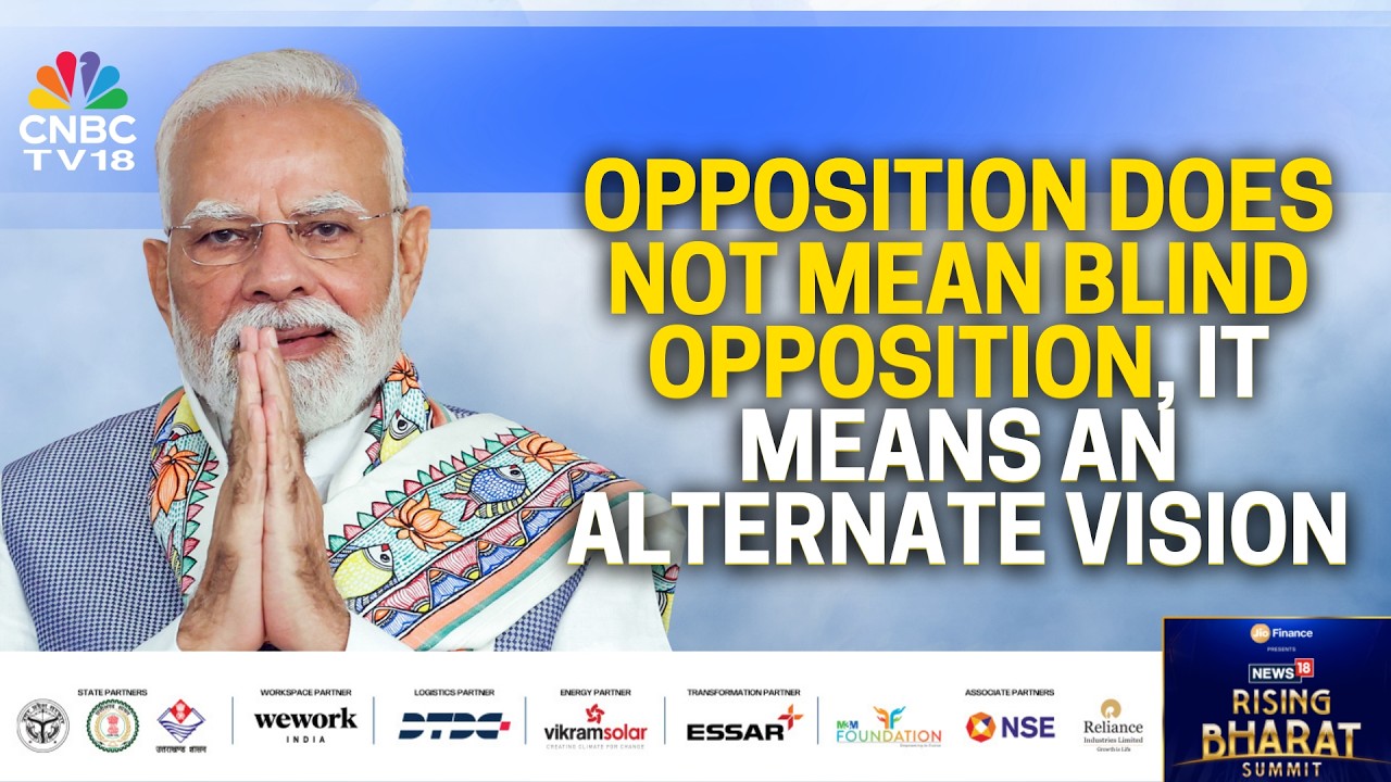 Opposition Does Not Mean Blind Opposition, It Means An Alternate Vision: PM Modi | N18V | CNBC TV18