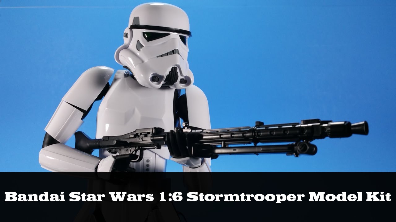 Bandai Star Wars 12-inch Stormtrooper Model Kit Build and Review