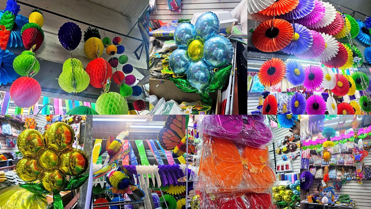 Tienda MEXICANA con ADORNOS PARA PRIMERA | Papel Picado y Globos | Precios ECONÓMICOS 