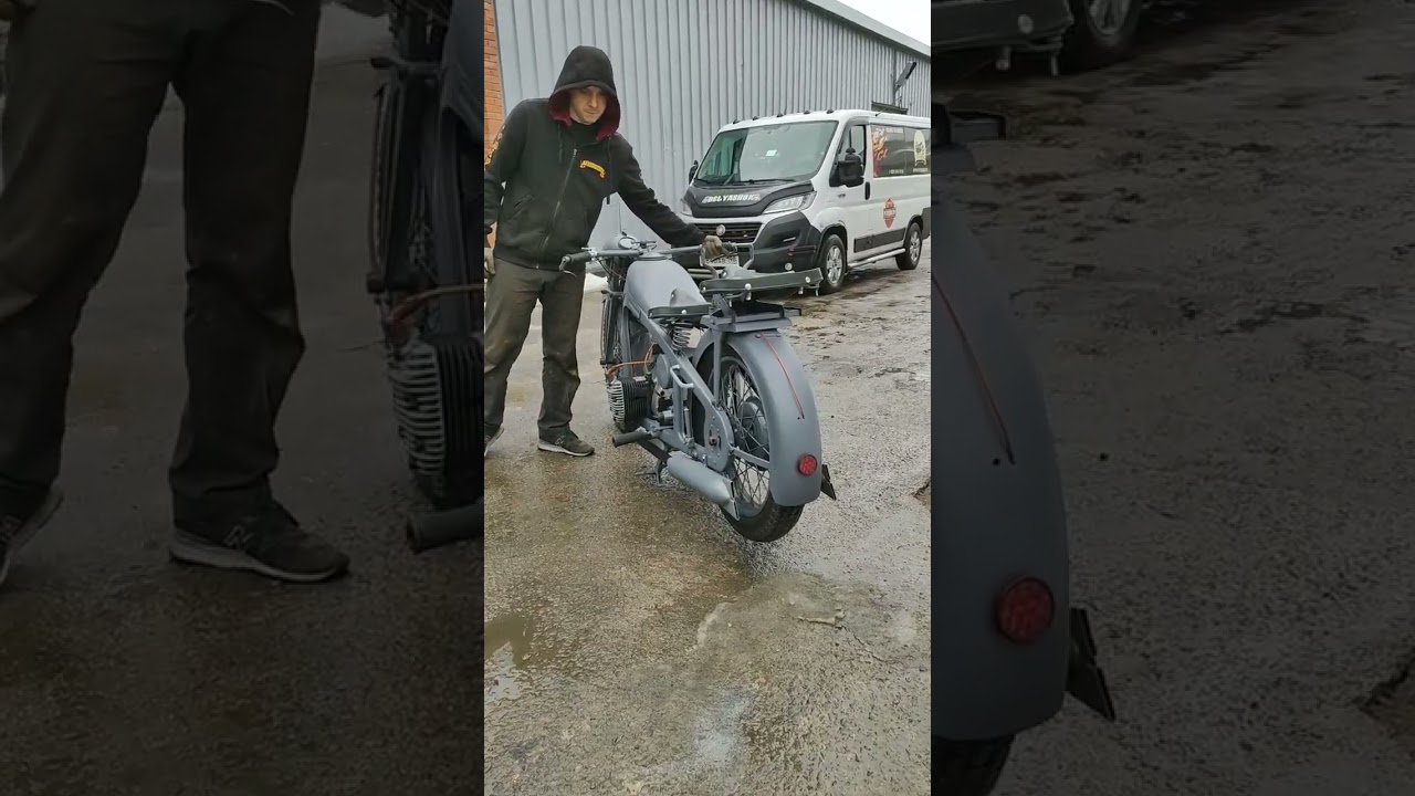 Обалденный звук мотоцикла Zundapp K-500 #zundapp #реставрация #ретроцикл