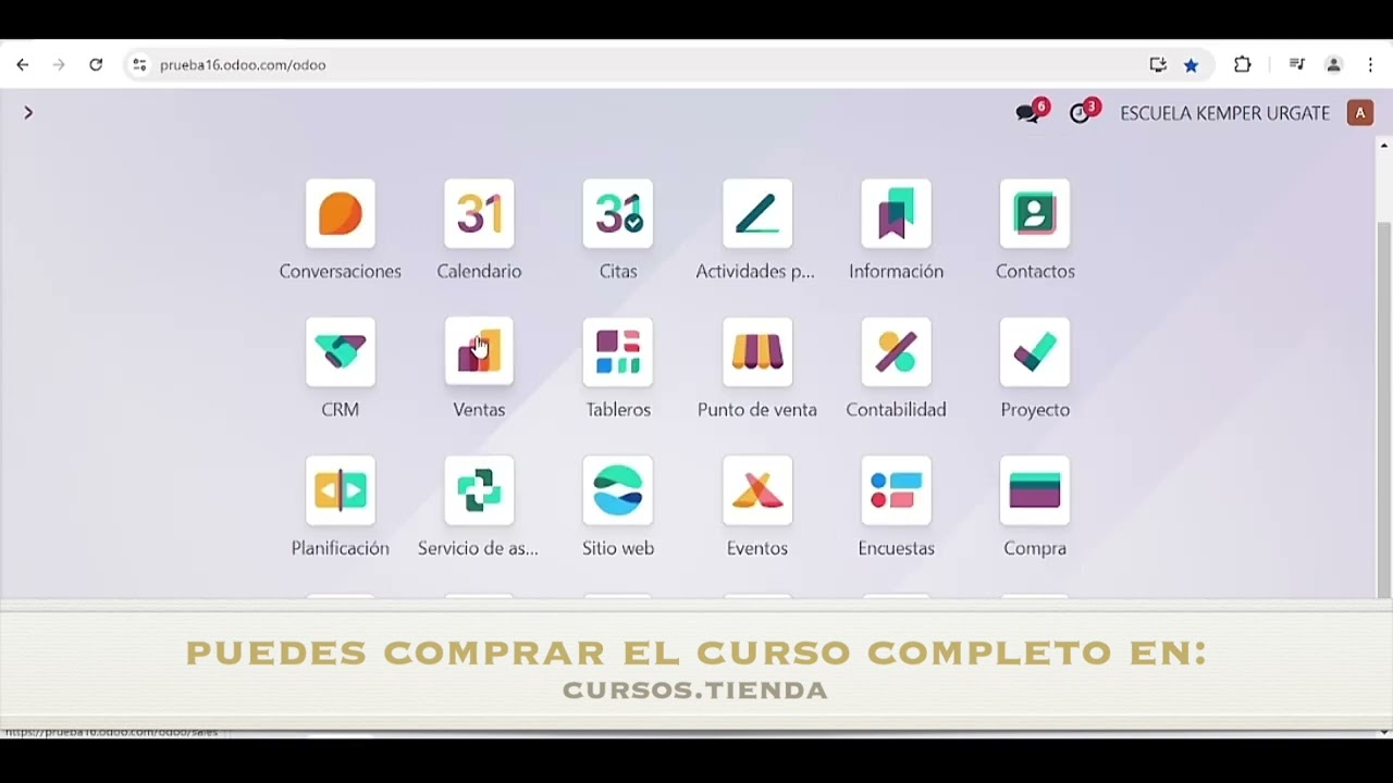 Odoo - Tema 24 Inventario, operaciones, restablecimiento, ajustes y reportes