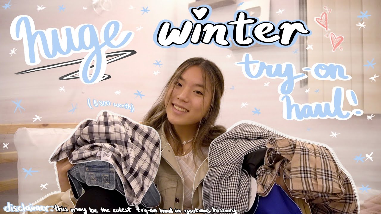 quite possibly the cutest winter try-on haul ever