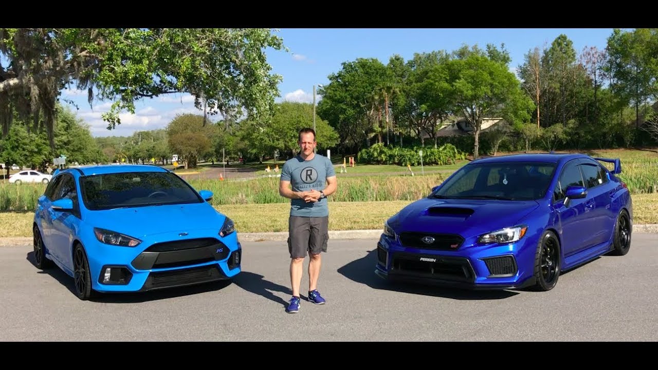 Which SHOULD you BUY? 2018 Subaru WRX STI or Ford Focus RS - Raiti's Rides