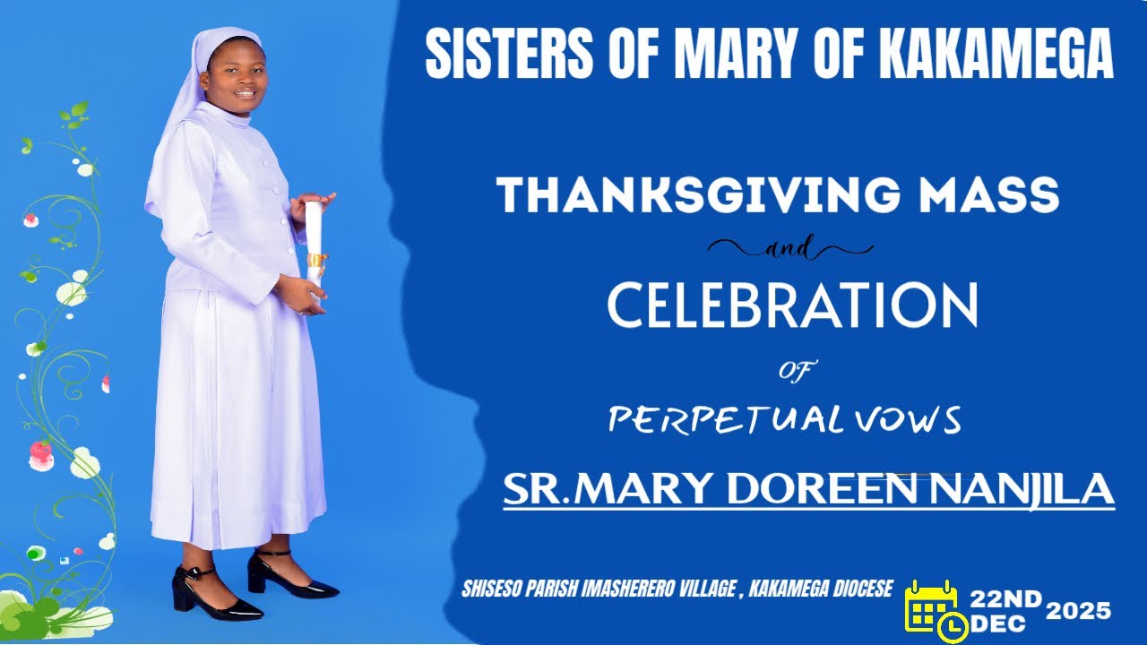 #AMANI TV  | SR.MARY DOREEN NANJILA- THANKSGIVING HOME MASS KAKAMEGA