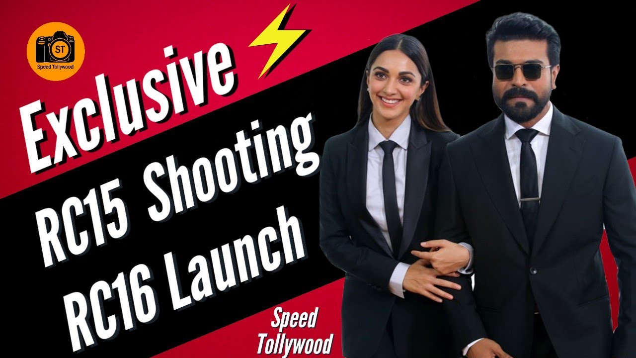 RC15 Shooting & RC16 Launch | Ram Charan, Kiara Advani, Gawtam Tinnanuri | Speed Tollywood !