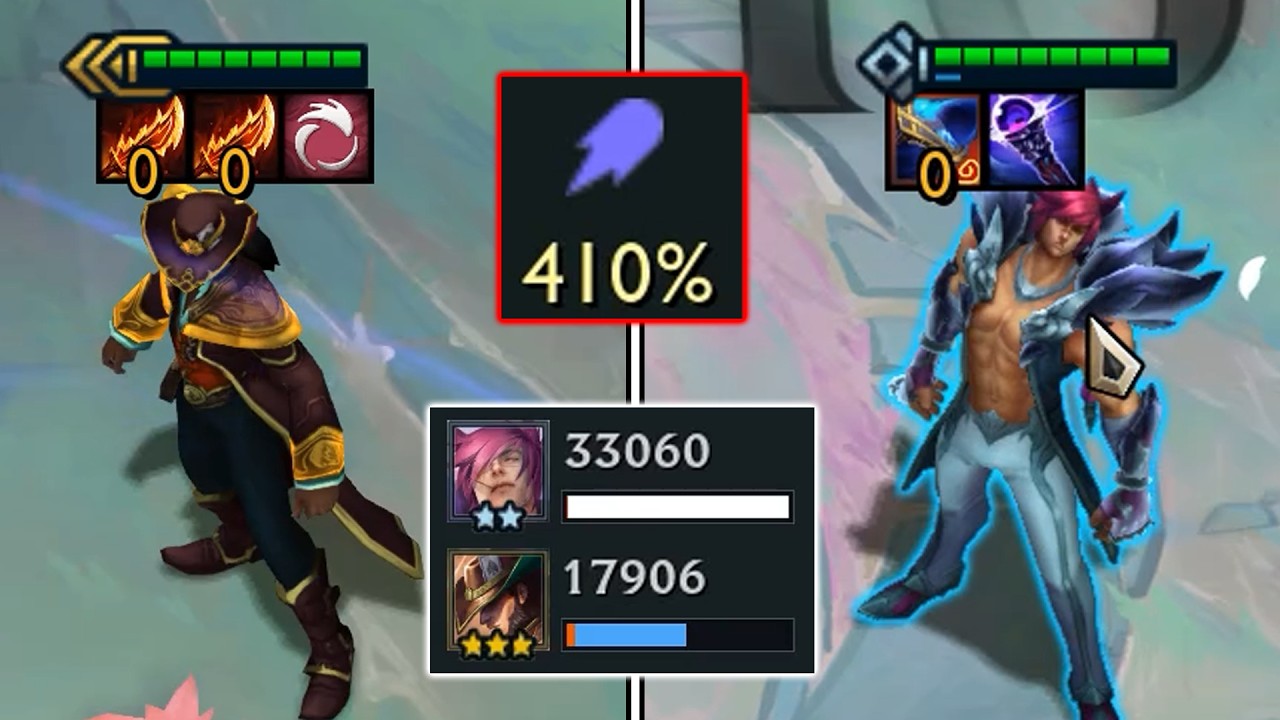 Got TF to stack 400 AP for Sett!