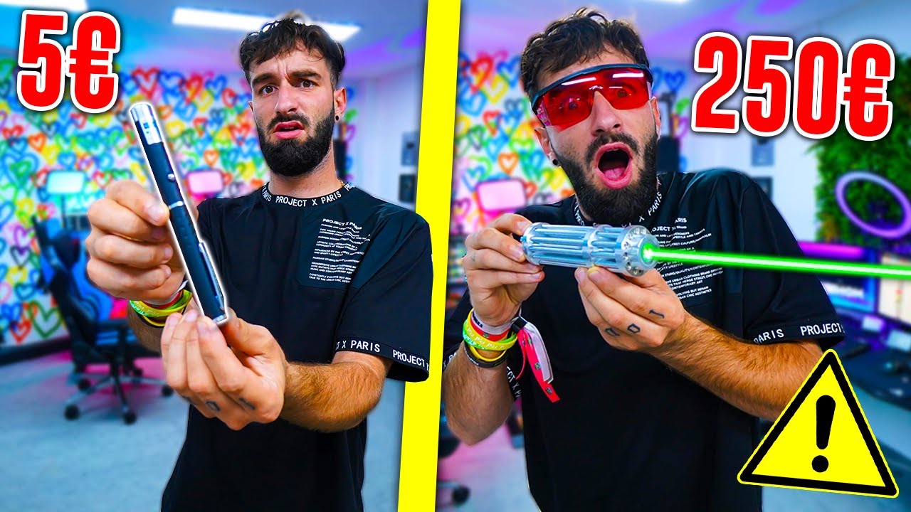 JE TEST UN LASER À 5€ VS 250€