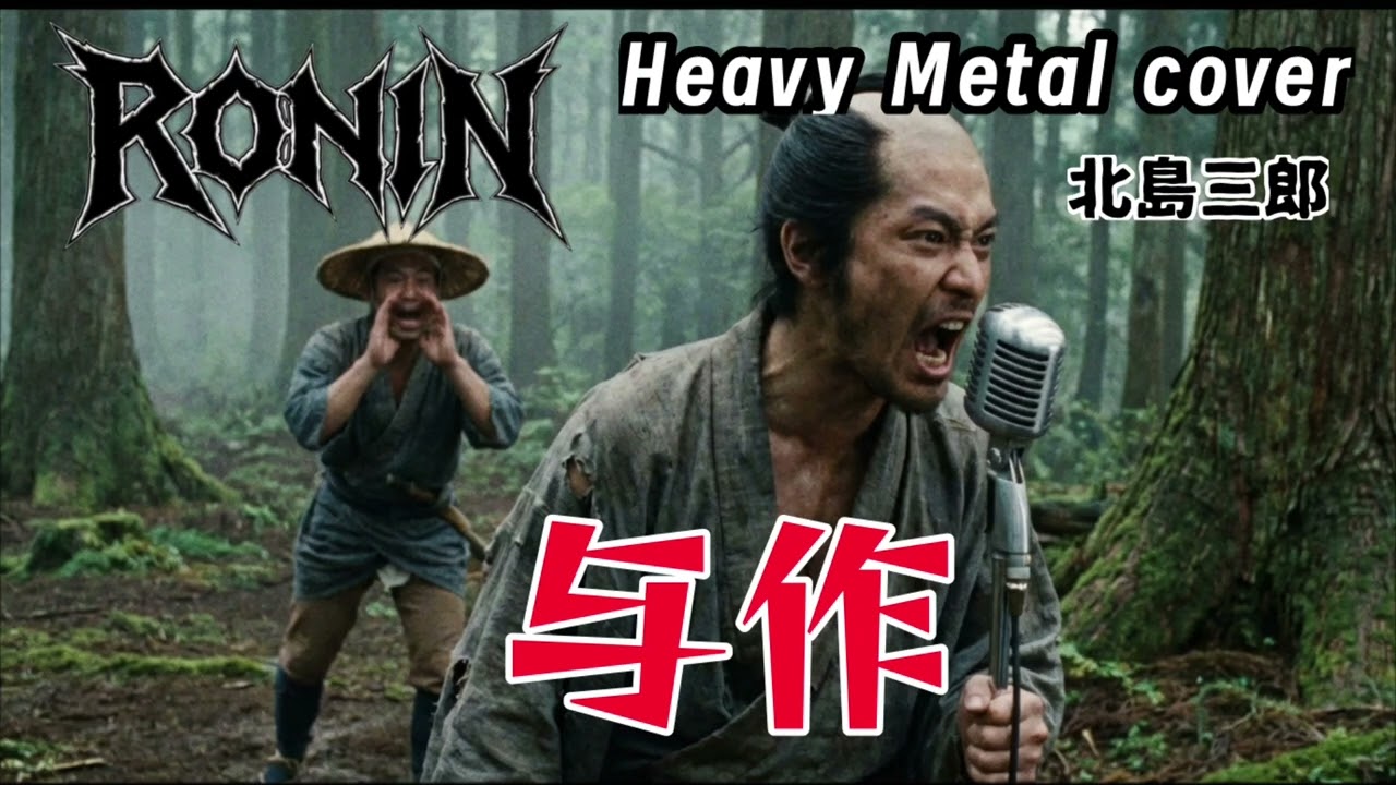 北島三郎の与作をメタルバンドRONINがカバーしたら #aicover #metal #演歌 #懐メロ #昭和 #歌ってみた #aiカバー 