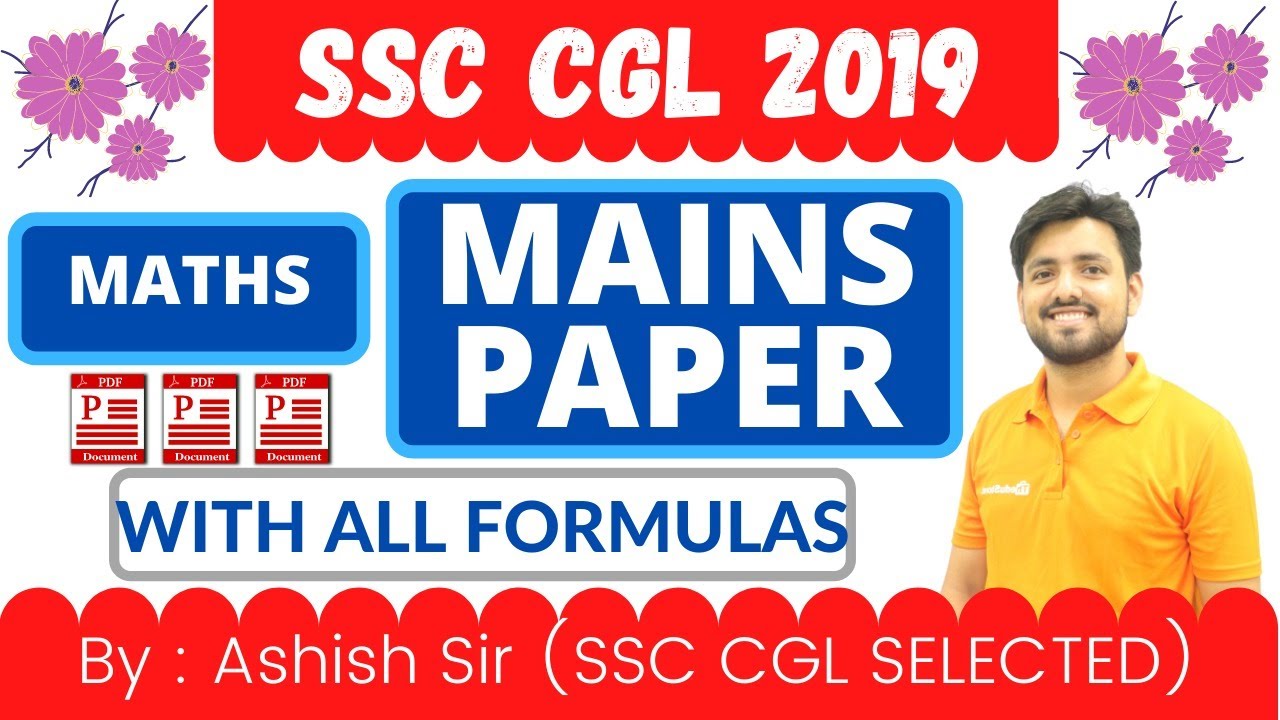 SSC CGL 2019 MATHS MAINS PAPERS SOLUTION DISCUSSION WITH ASHISH SIR