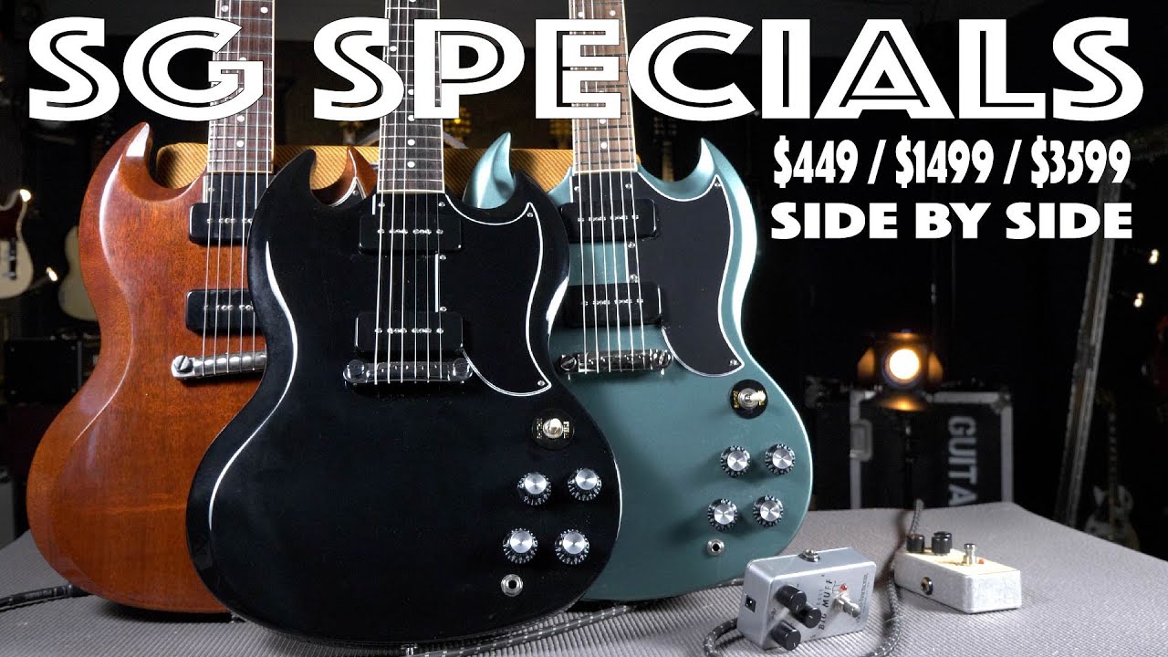 Which SG Special Would You Buy? - Gibson, Epiphone, and Gibson Custom Shop Models Compared!
