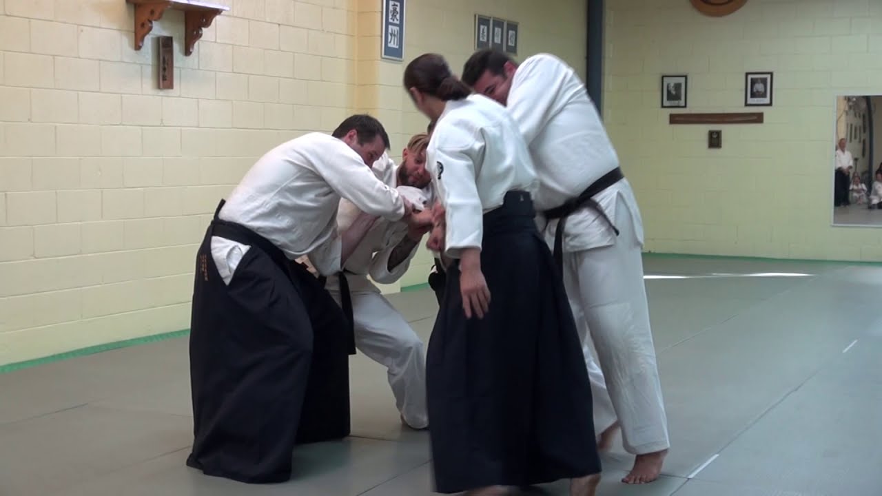 Aikido Yoshinkan Brisbane Dojo Demo 2018 Mori Shihan 8th Dan Self defence & Aiki-waza 森道治 師範