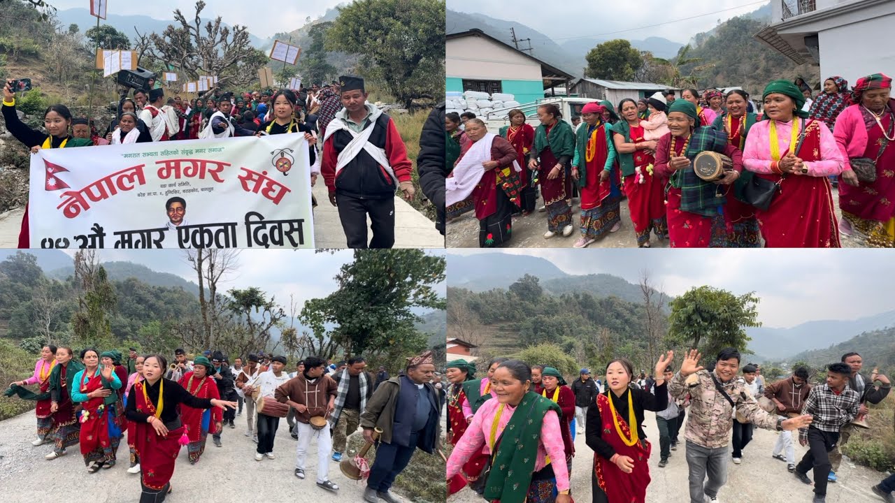 बरेङ गाउॅंपालिका-२ बराहकोटमा ४४औं मगर दिवस पन्चेबाजाको साथमा भव्य तरिकाले मनाईयो#magardiwas