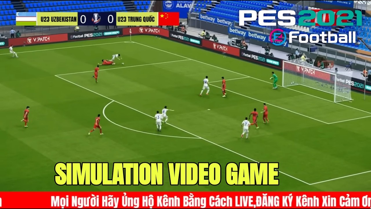 🔴Trực Tiếp || U23 Uzbekistan vs U23 Trung Quốc  | 18h30 - 17/1  U23 ch&acirc;u &Aacute; ||Simulation Video Games