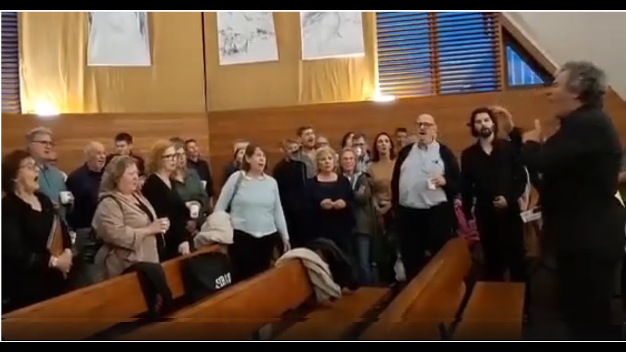 Va pensiero. G. Verdi.  Polifónica de Vilafranca del Penedés  Coro Santa María de Cueto