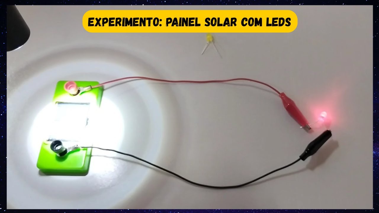 Experimento: Painel Solar Com LEDs