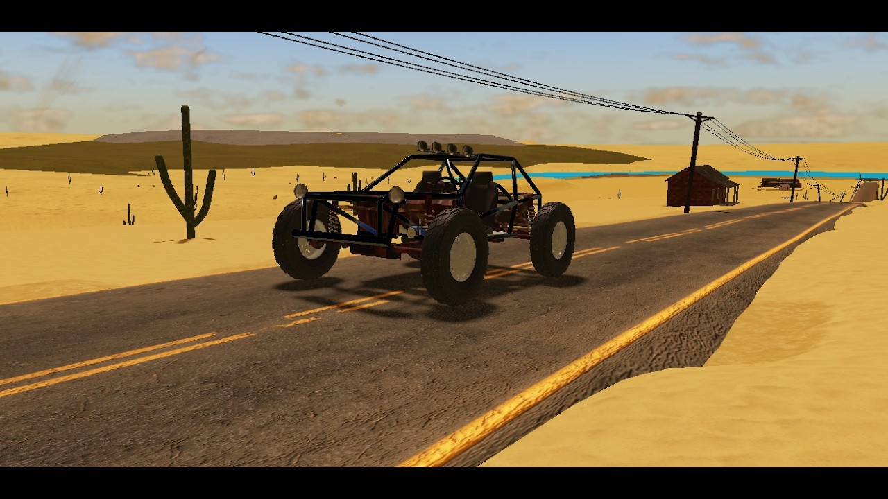 offroad with a customized buggy