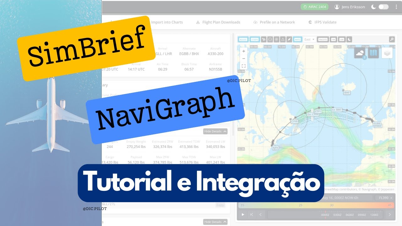 TUTORIAL COMPLETO: SimBrief + Navigraph para Flight Simulator