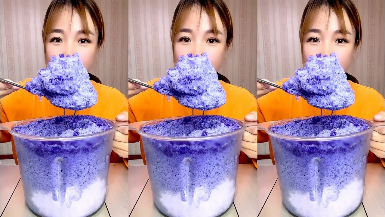 ASMR SHAVED ICE EATING QIAN
