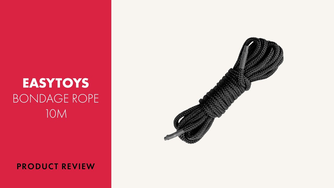 EasyToys Black Bondage Rope 10m Review | PABO