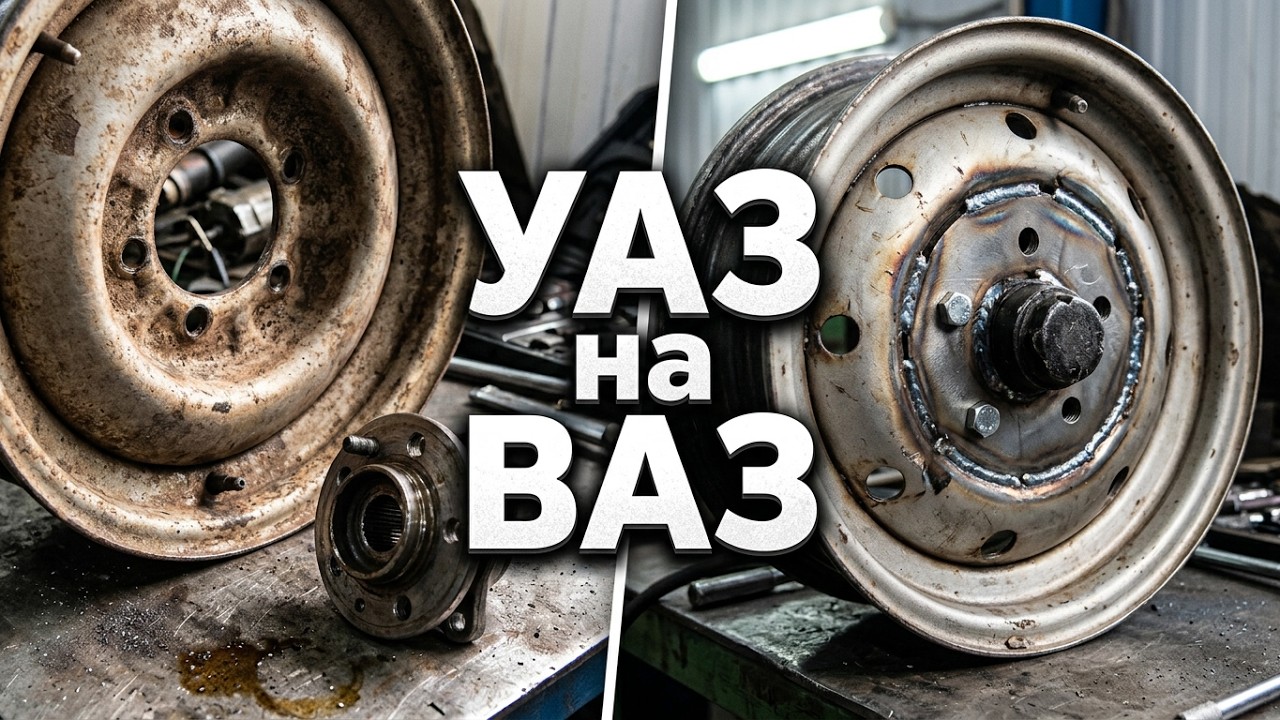 Как скрестить диски УАЗ и ступицу ВАЗ