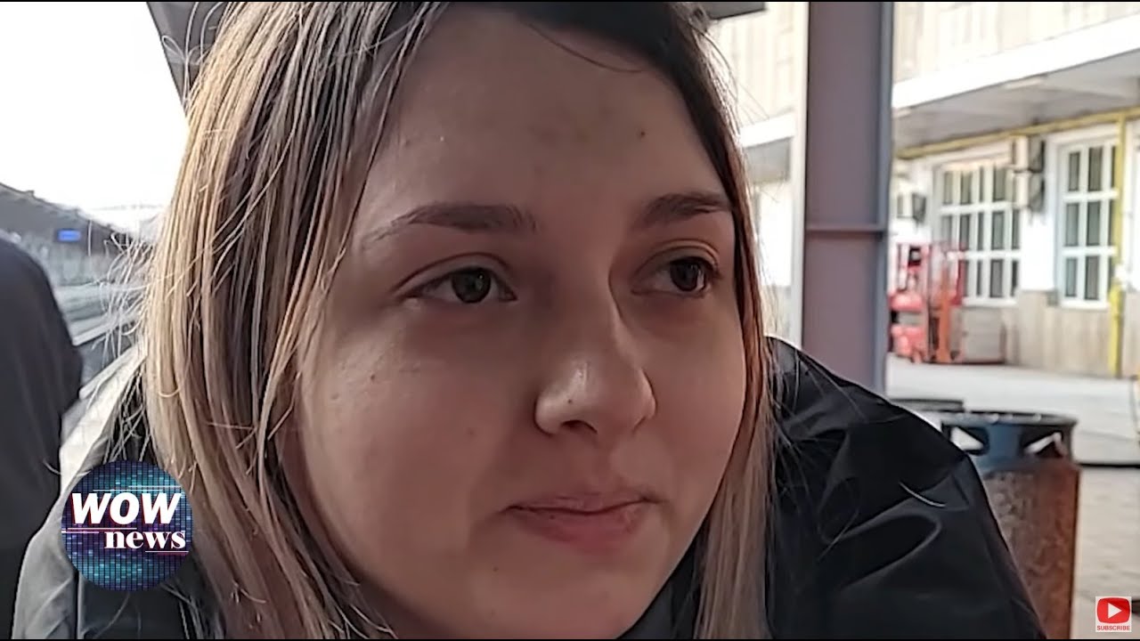 Refugiată din Ucraina, cu ochii în lacrimi: ”Tata mi-a spus că se bombardează și că mă iubește”