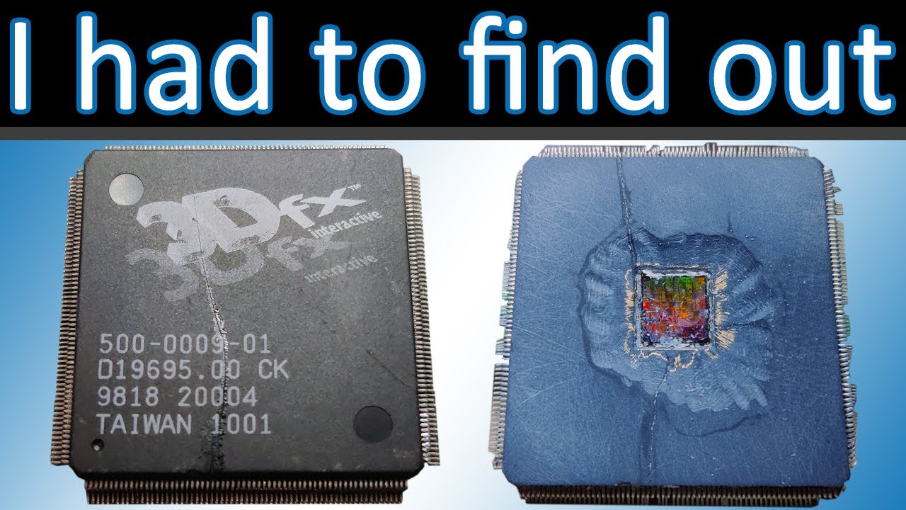 Cracked 3Dfx Voodoo 2 chip - Let's dig deeper!