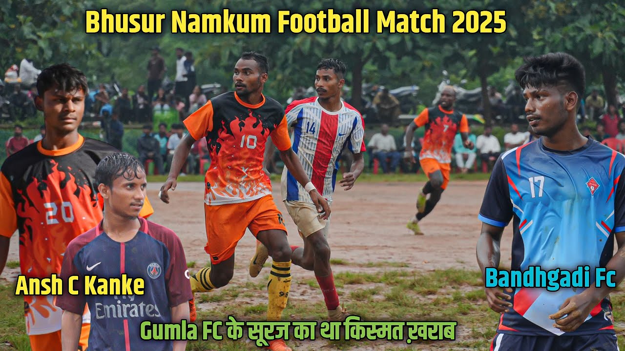Quater Final | Bandhgadi FC Vs Gumla FC | Bhusur Football Match 2025