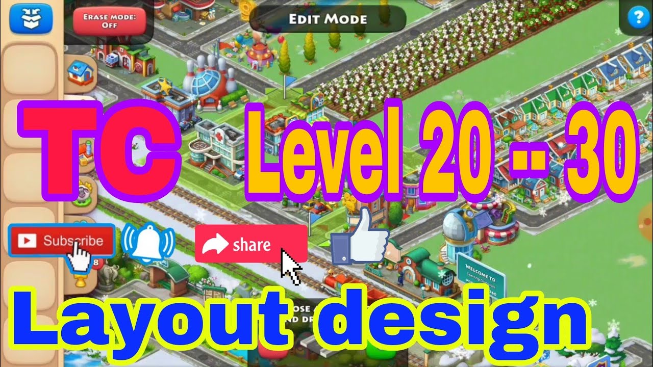 Township layout design 20 -- 30 level .