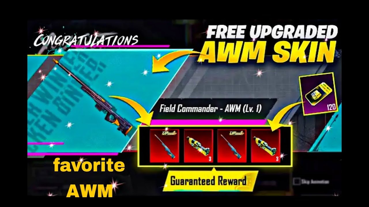 FREE Upgraded AWM Skin 😱 Guaranteed Reward | PUBG Mobile | Dreams Gaming